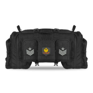 MOTARD Blackcat 6Days Motor Bike 48+12 Liters | 100% Waterproof Motorcycle Tail Bag | Universal for All Motorcycles