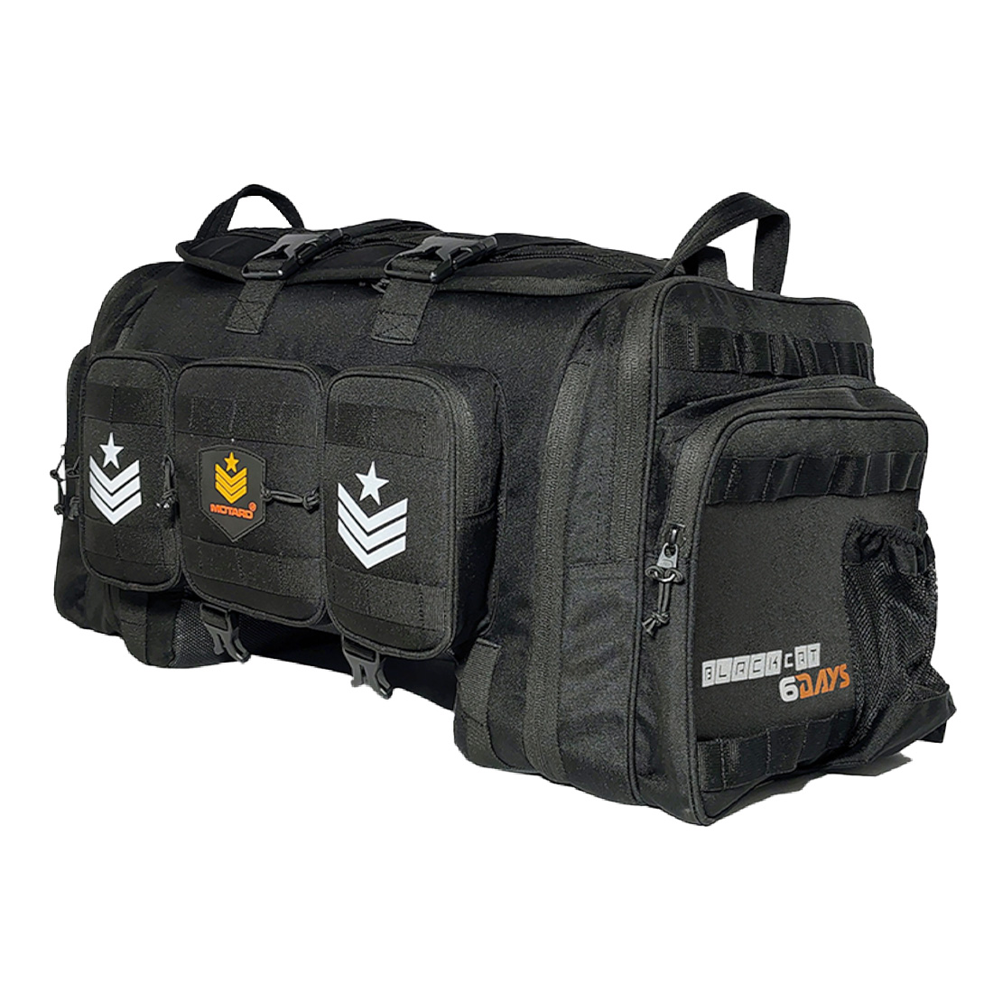 MOTARD Blackcat 6Days Motor Bike 48+12 Liters | 100% Waterproof Motorcycle Tail Bag | Universal for All Motorcycles - Image 2