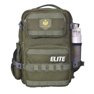 MOTARD Elite Tactical Backpack 28 Liters – Military Style Rugged Laptop Backpack for Travel, Trekking & Outdoor Use (Olive Green)