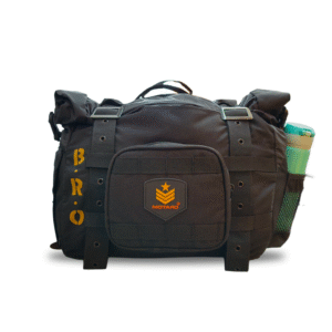 Alternative view of MOTARD B.R.O Motorcycle Saddle Bag 60L (30L+30L) | Waterproof Roll-Top Touring Saddle Bags | Military Style Heavy Duty Luggage for Retro, Cruiser & Adventure Bikes (Copy)