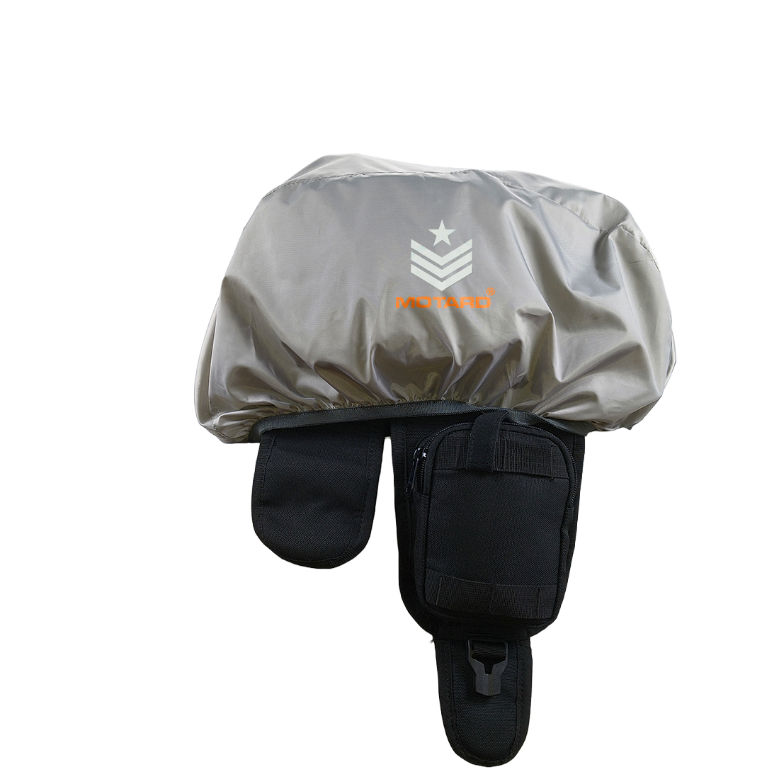 MOTARD® Tank™ with 2 L Water Bladder Motorcycle Magnetic Tank Bag 26L Expandable to 30L | Tactical Tank Bag with 8 Magnetic Claws, Waterproof Rain Cover, Tail Bag & Backpack for All Motorcycles BLK - Image 6
