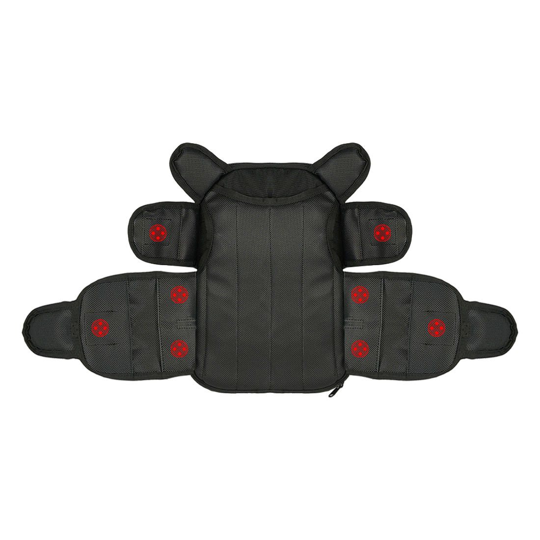 MOTARD® Tank™ with 2 L Water Bladder Motorcycle Magnetic Tank Bag 26L Expandable to 30L | Tactical Tank Bag with 8 Magnetic Claws, Waterproof Rain Cover, Tail Bag & Backpack for All Motorcycles BLK - Image 5